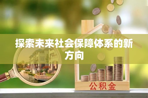 合山探索未来社会保障体系的新方向