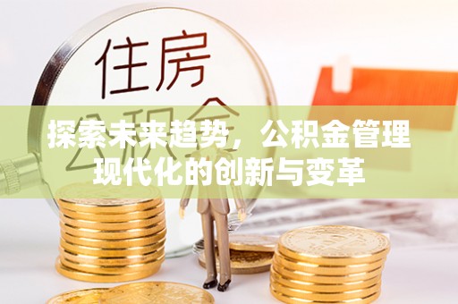合山探索未来趋势，公积金管理现代化的创新与变革