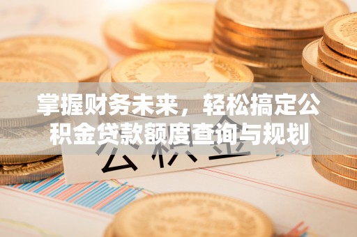 合山掌握财务未来，轻松搞定公积金贷款额度查询与规划