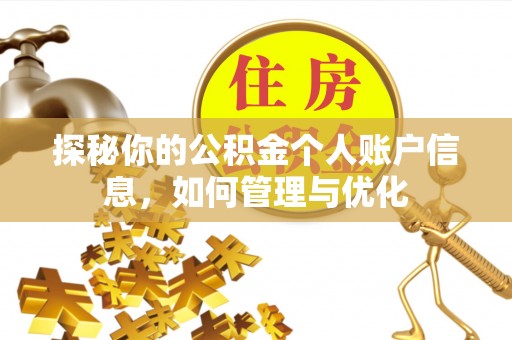 合山探秘你的公积金个人账户信息，如何管理与优化