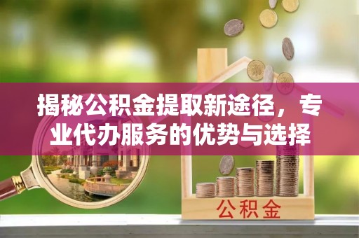 合山揭秘公积金提取新途径，专业代办服务的优势与选择