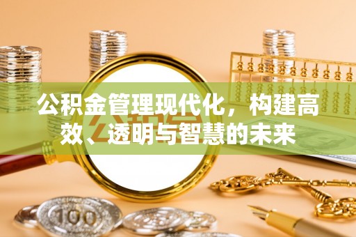 合山公积金管理现代化，构建高效、透明与智慧的未来