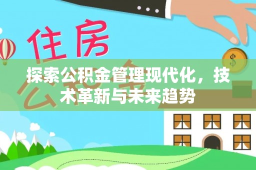 合山探索公积金管理现代化，技术革新与未来趋势