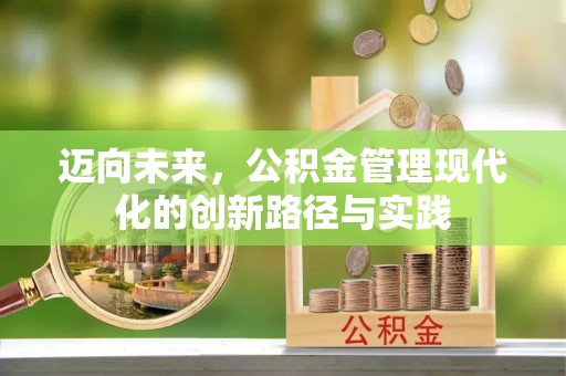 合山迈向未来，公积金管理现代化的创新路径与实践