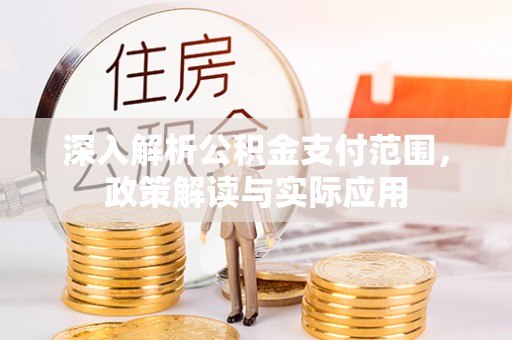 合山深入解析公积金支付范围，政策解读与实际应用