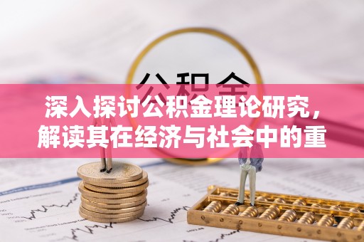 合山深入探讨公积金理论研究，解读其在经济与社会中的重要角色