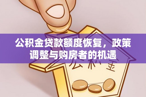 合山公积金贷款额度恢复，政策调整与购房者的机遇