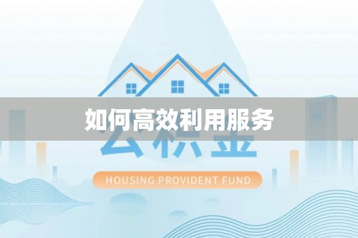 合山如何高效利用服务