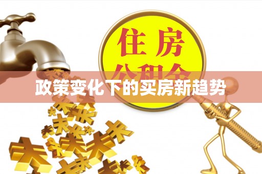 合山政策变化下的买房新趋势
