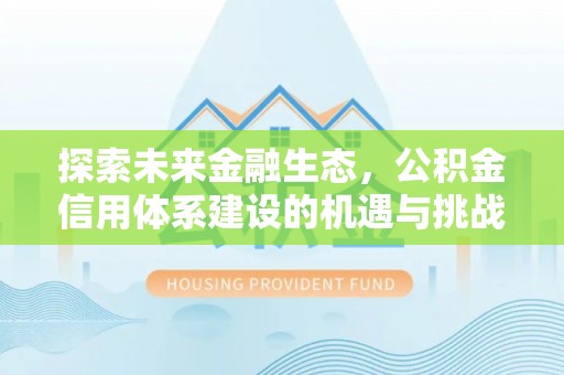 合山探索未来金融生态，公积金信用体系建设的机遇与挑战