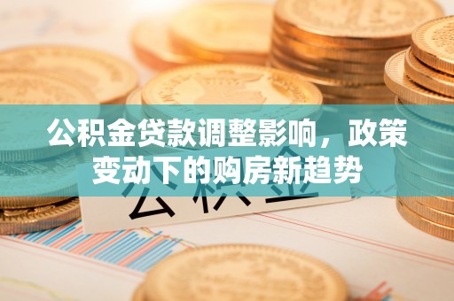 合山公积金贷款调整影响，政策变动下的购房新趋势