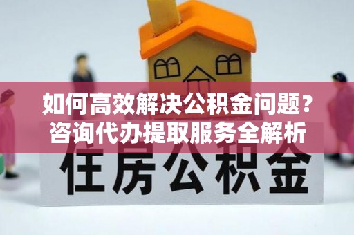 合山如何高效解决公积金问题？咨询代办提取服务全解析