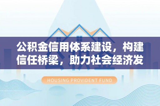 合山公积金信用体系建设，构建信任桥梁，助力社会经济发展