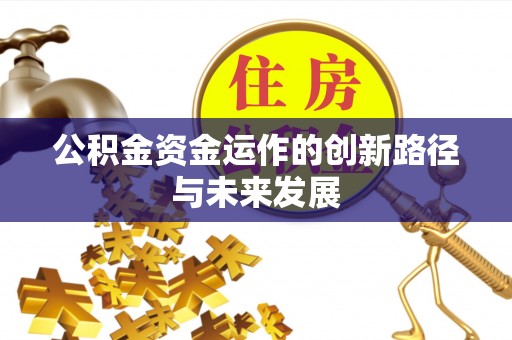 合山公积金资金运作的创新路径与未来发展