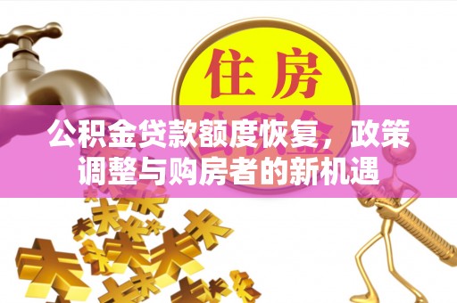 合山公积金贷款额度恢复，政策调整与购房者的新机遇