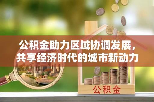 合山公积金助力区域协调发展，共享经济时代的城市新动力
